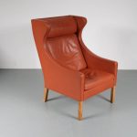 Borge Mogensen Wingback Chair for Fredericia, Denmark, 1960