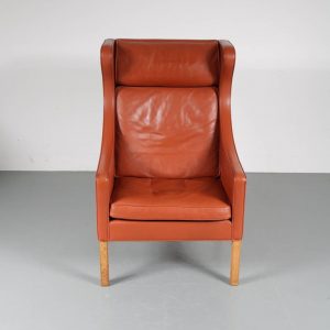Borge Mogensen Wingback Chair for Fredericia, Denmark, 1960