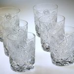 24 Pieces Crystal Drinking Set by Moser, Czech Republic, 1960