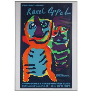 Karel Appel Silk Screen for the Rheinisches Landesmuseum Bonn, Germany, 1979