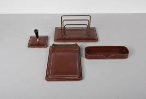 Jacques Adnet Attributed Office Set