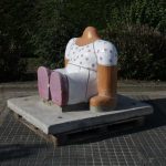 Sitting Figure Sculpture by Jan Snoeck, Netherlands 1980