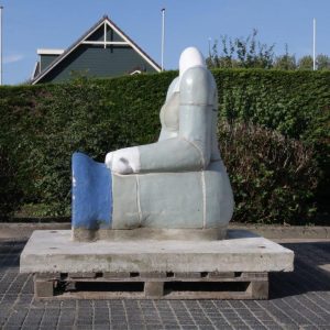 m22532 Sitting Figure Sculpture by Jan Snoeck, Netherlands 1980