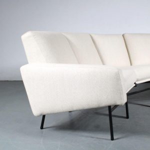 m11426a 1950s element sofa / corner sofa with new upholstery by Pierre Guariche for Airborne, Fraince