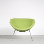 m25903 1960s "Orange Slice" chair with new upholstery Pierre Paulin Artifort, Netherlands
