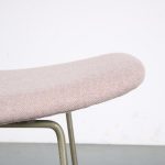 m26100 m26102 1950s Big "Oyster" lounge chair and foot stool with new upholstery Pierre Paulin Artifort, Netherlands