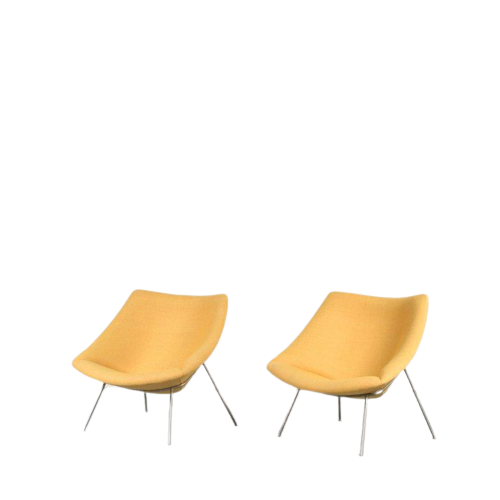 m26101 m26005 Pierre Paulin "Oyster" Chairs for Artifort, Netherlands 1950