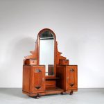 FL23 Colonial Dressing Table in Amsterdam School Style, Indonesia 1920