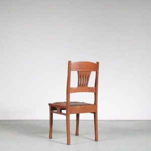 FL11 Chair by Gerrit Willem Dijsselhof for E.J. van Wisselingh, the Netherlands 1900