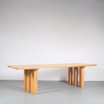 m26205 1980s Large dining table model "La Basilica" Mario Bellini Cassina, Italy