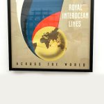 Royal Interocean Lines Poster by Reyn Dirksen, Netherlands 1955