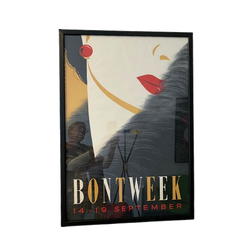 "Bontweek" Poster by Reyn Dirksen, Netherlands 1950