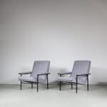 m26691 French Armchairs by ARP for Steiner, 1950s, Set of 2