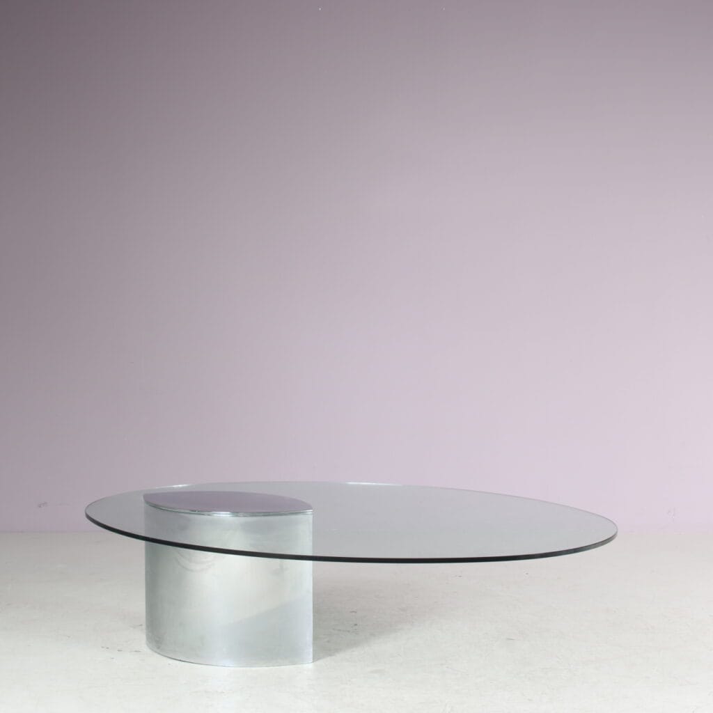 m26698 Cini Boeri Lunario Coffee Table for Gavina, Italy 1970