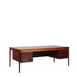 m26593 1960s Large rosewooden executive desk by Torbjorn Afdal for Bruksbo, Norway