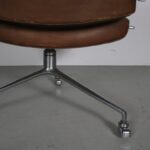 m27096 Desk Chair by Preben Fabricius & Jorgen Kastholm for Kill International, Denmark 1970