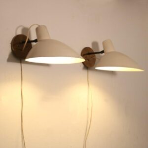 L5210 1950s Pair of wall lamps Vittoriano Vigano Arteluce, Italy