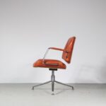 m27403 1970s Conference Chair in chrome and new leather Preben Fabricius & Jorgen Kastholm Kill International, Germany