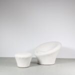 m26999-7281 Pierre Paulin Mushroom Chair with Stool for Artifort, Netherlands 1960