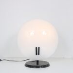 L5288 1980s Large “Perla” Table Lamp in glass and marble Bruno Gecchelin Oluce, Italy