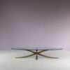 m27486 Brass Coffee Table by Michel Mangematin & Roger Bruny, France 1960
