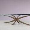 m27486 Brass Coffee Table by Michel Mangematin & Roger Bruny, France 1960