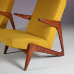 INC183-4 Alfred Hendrickx attributed Lounge Chair by Belform, Belgium 1950