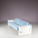 m27633 1970s Three seater sofa with new upholstery Brunati, Italy