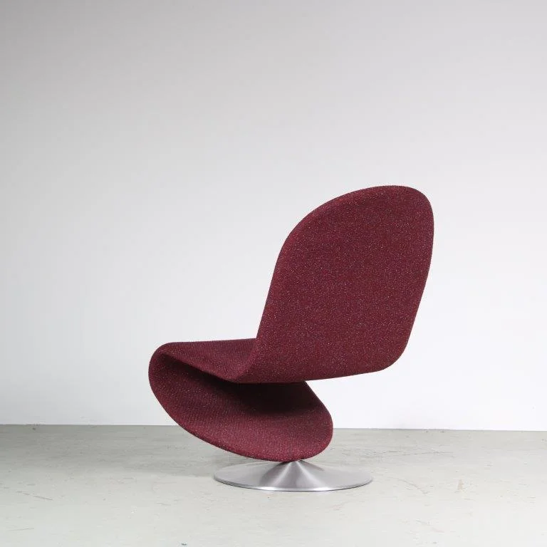 2020s Edition of 1970s 1-2-3 Chair by Verner Panton for VerPan