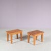 m27974 Pair of Pine Stools from Sweden, 1940
