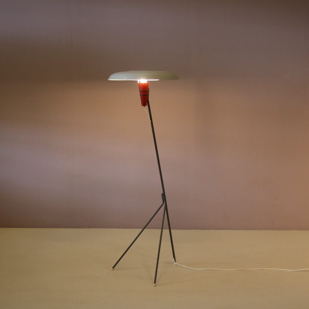 L4495 Louis Kalff NX38 Floor Lamp for Philips, Netherlands 1950