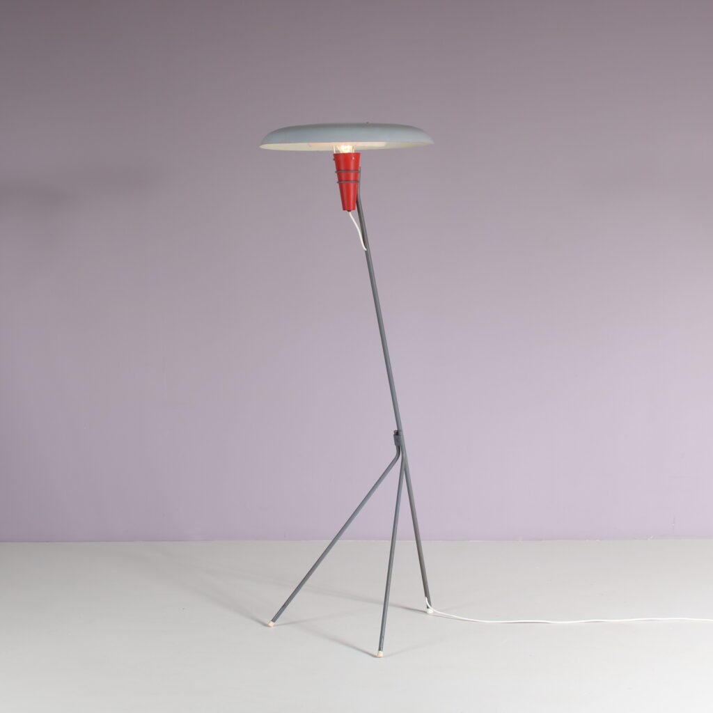 L4495 Louis Kalff NX38 Floor Lamp for Philips, Netherlands 1950