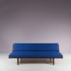 m28060 1960s Teak with new fabric upholstery sleeping sofa model GE-258 / Hans J. Wegner / Getama, Denmark