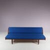 m28060 1960s Teak with new fabric upholstery sleeping sofa model GE-258 / Hans J. Wegner / Getama, Denmark