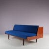 m28060 1960s Teak with new fabric upholstery sleeping sofa model GE-258 / Hans J. Wegner / Getama, Denmark