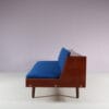 m28060 1960s Teak with new fabric upholstery sleeping sofa model GE-258 / Hans J. Wegner / Getama, Denmark
