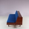 m28060 1960s Teak with new fabric upholstery sleeping sofa model GE-258 / Hans J. Wegner / Getama, Denmark