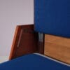 m28060 1960s Teak with new fabric upholstery sleeping sofa model GE-258 / Hans J. Wegner / Getama, Denmark