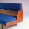 m28060 1960s Teak with new fabric upholstery sleeping sofa model GE-258 / Hans J. Wegner / Getama, Denmark