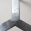 m28112 1960s PK33 Stool in chrome plated metal with leather cushions Poul Kjaerholm Kold Christensen, Denmark