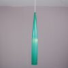 L5292A 1960s Hanging lamp in blue glass / Alessandro Pianon / Vistosi, Italy
