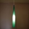 L5292A 1960s Hanging lamp in blue glass / Alessandro Pianon / Vistosi, Italy