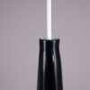 L5292B 1960s Hanging lamp in black glass / Alessandro Pianon / Vistosi, Italy