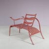 m28129 1980s "Thinking Man's Chair" in red metal / Jasper Morrison / Cappellini, Italy