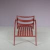 m28129 1980s "Thinking Man's Chair" in red metal / Jasper Morrison / Cappellini, Italy