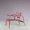 m28129 1980s "Thinking Man's Chair" in red metal / Jasper Morrison / Cappellini, Italy