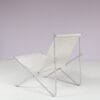 m28139 2020s Easy chair PK4 in chrome metal with rope / Poul Kjaerholm / Fritz Hansen, Denmark