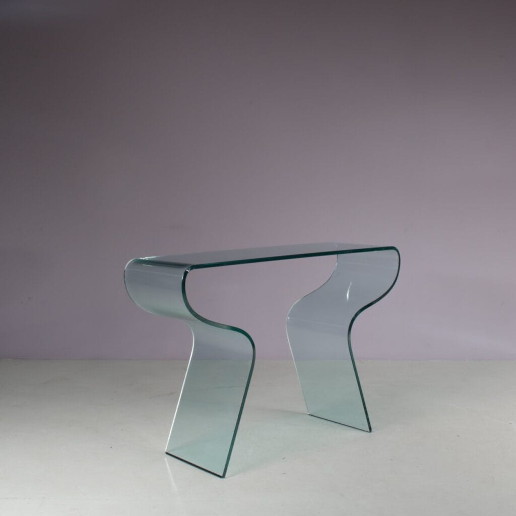 2000s Charlotte Console table by Prospero Rasulo for Fiam, Italy