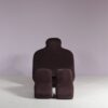 m28173-5 1970s "Bouloum" Chair with brown fabric upholstery / Olivier Mourgue / Arconas, Canada