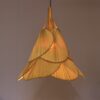 INC240 1970s Uchiwa Hanging lamp in bamboo and paper in the style of Ingo Maurer Germany